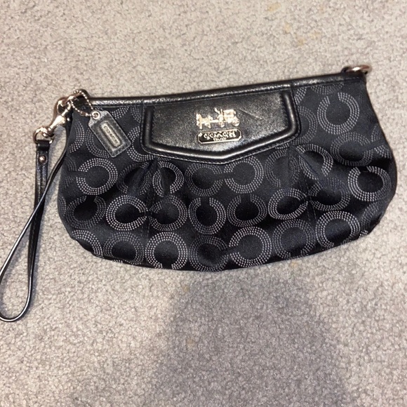 Coach Handbags - Black Coach Wristlet